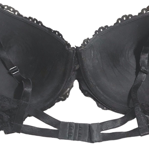 SMART & SEXY Black Lace Bra 38DD - Picture 5 of 8